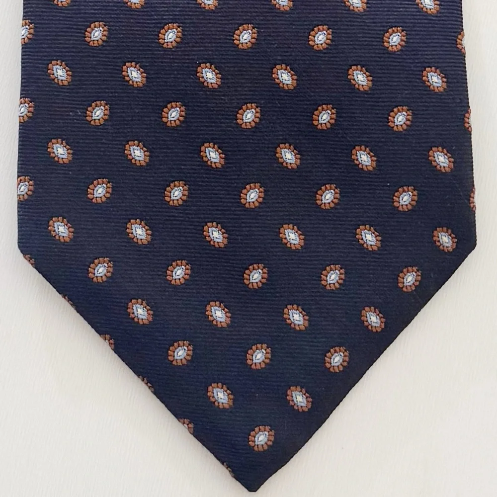 Windsor for Tom James Navy Silk Tie